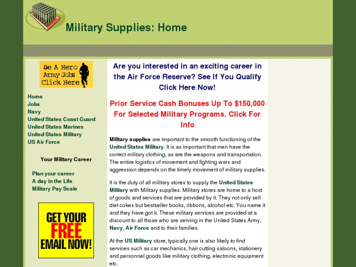 www.militarysupplies.org