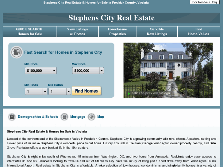 www.stephenscity-realestate.com