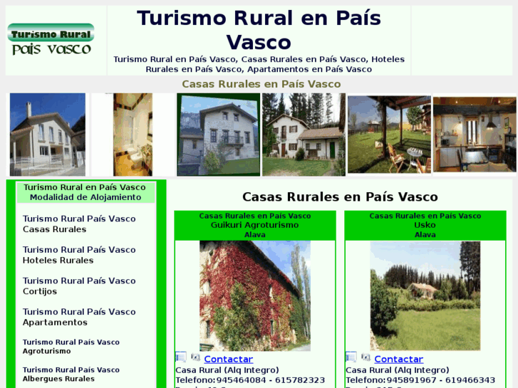 www.turismoruralpaisvasco.info