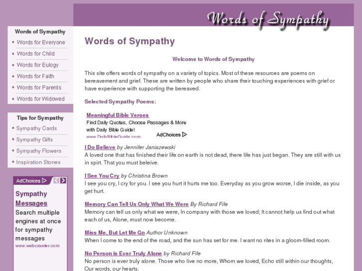 www.words-of-sympathy.com