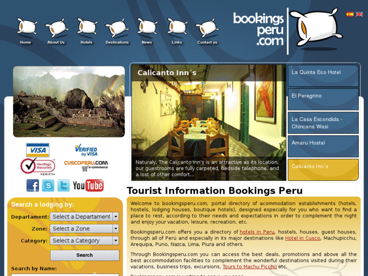 www.bookingsperu.com