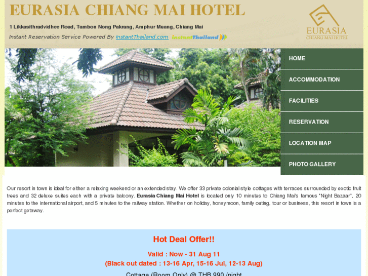 www.eurasiachiangmaihotel.com