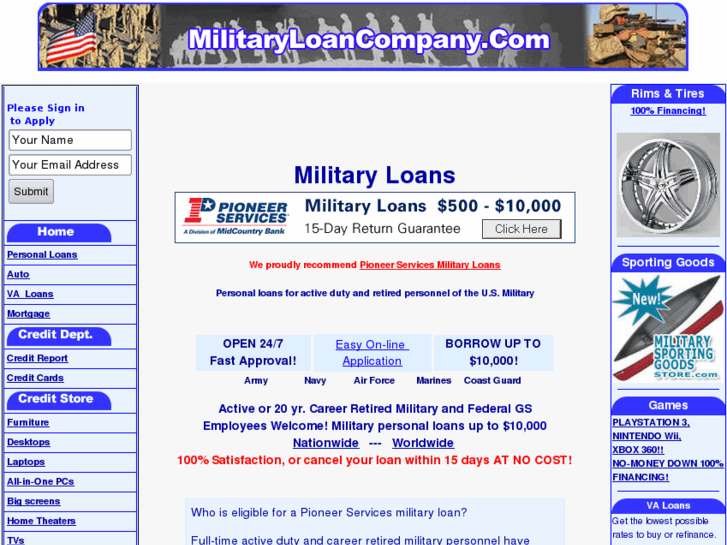 www.militaryloancompany.com