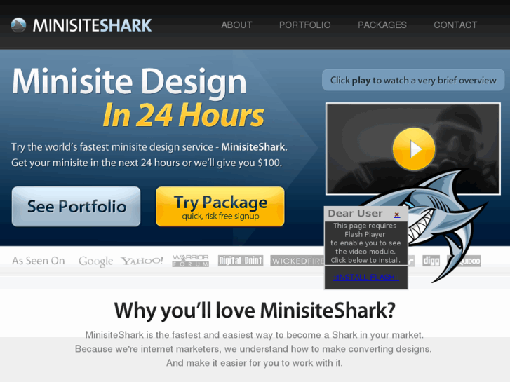 www.minisiteshark.com