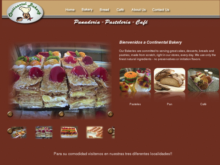 www.panaderiacontinentalbakery.com