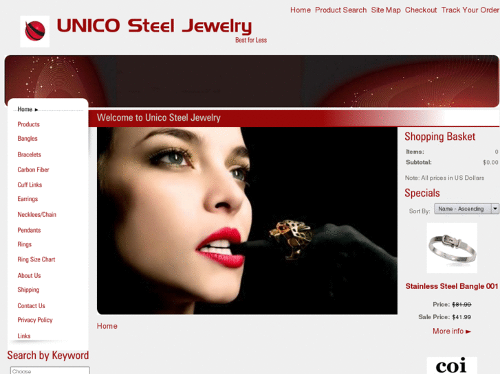 www.unicosteeljewelry.com