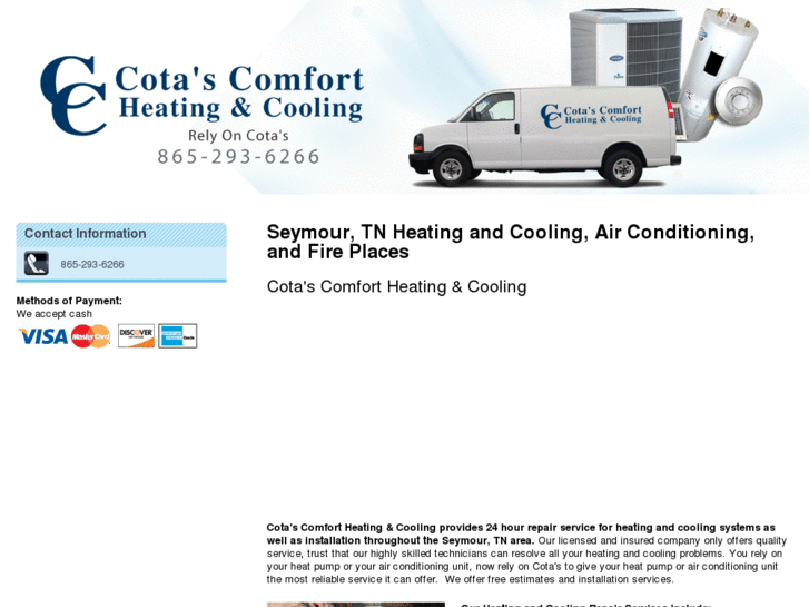 www.cotascomfortheatingandcooling.com