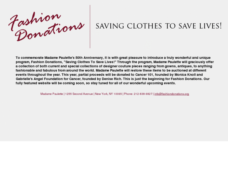 www.fashiondonations.com