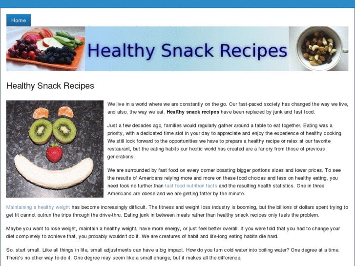 www.healthysnackrecipes.org