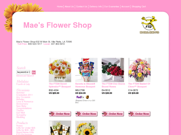 www.maesflowershop.net