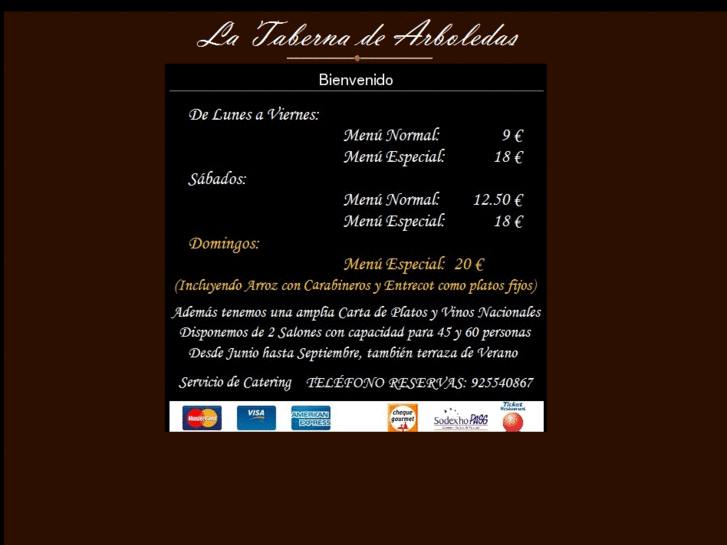 www.restaurantelataberna.es