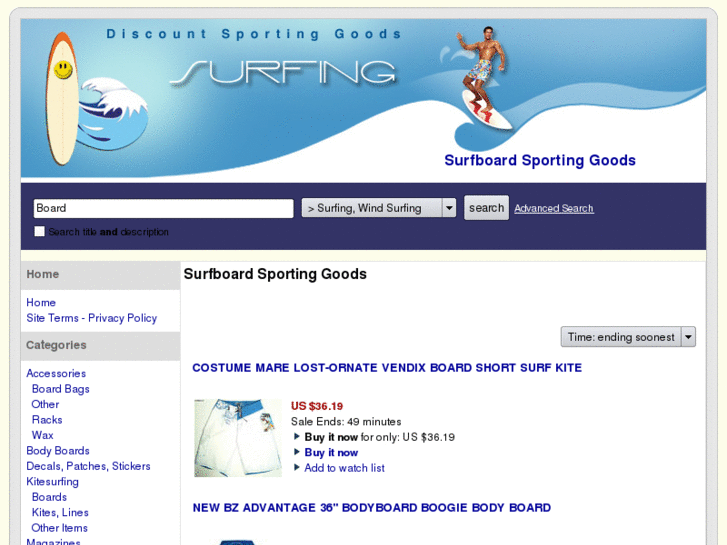 www.surfboardsportinggoods.com