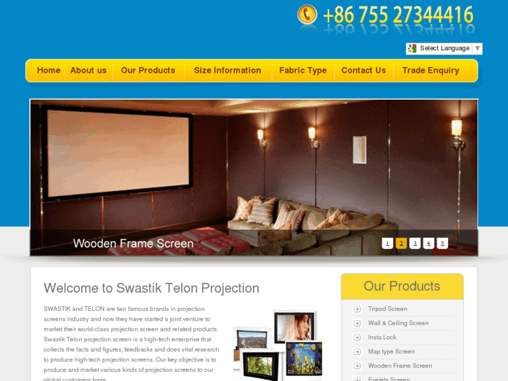 www.swastiktelonprojectionscreen.com