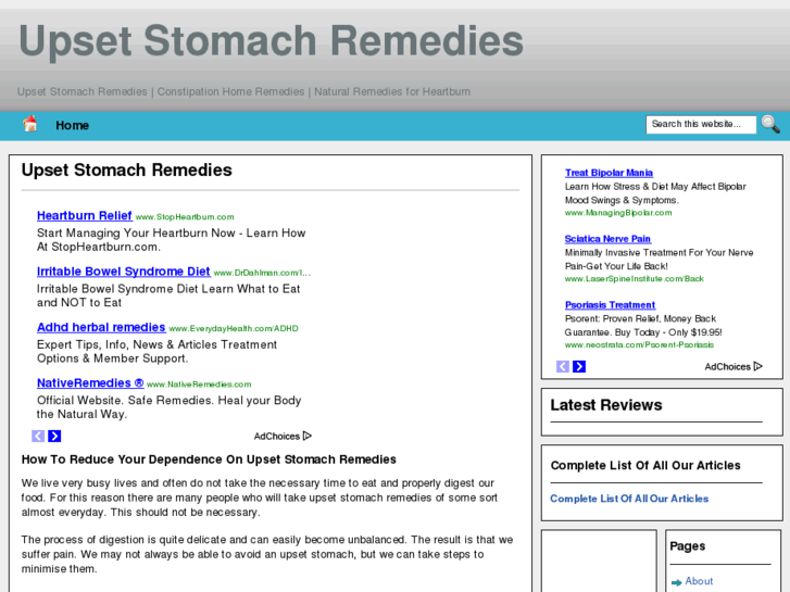 www.upsetstomachremedies.org