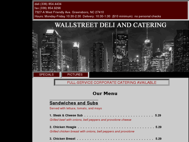 www.wallstreetdeliandcatering.com