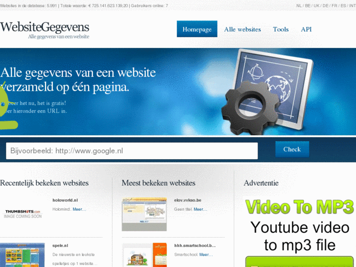 www.websitegegevens.be