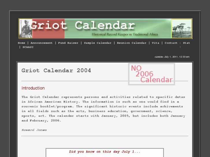 www.griotcalendar.org