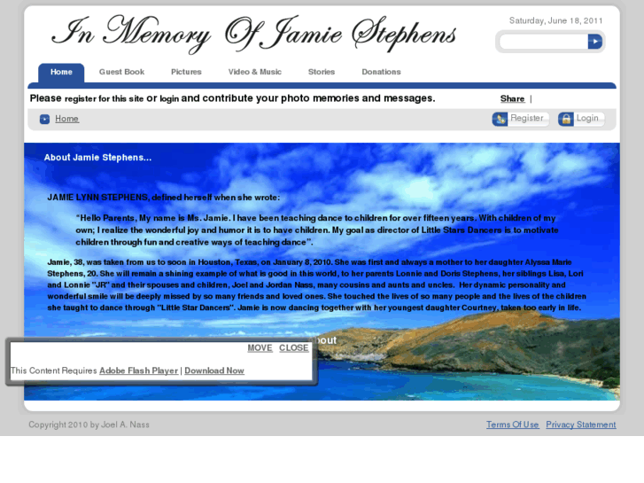 www.inmemoryofjamie.com