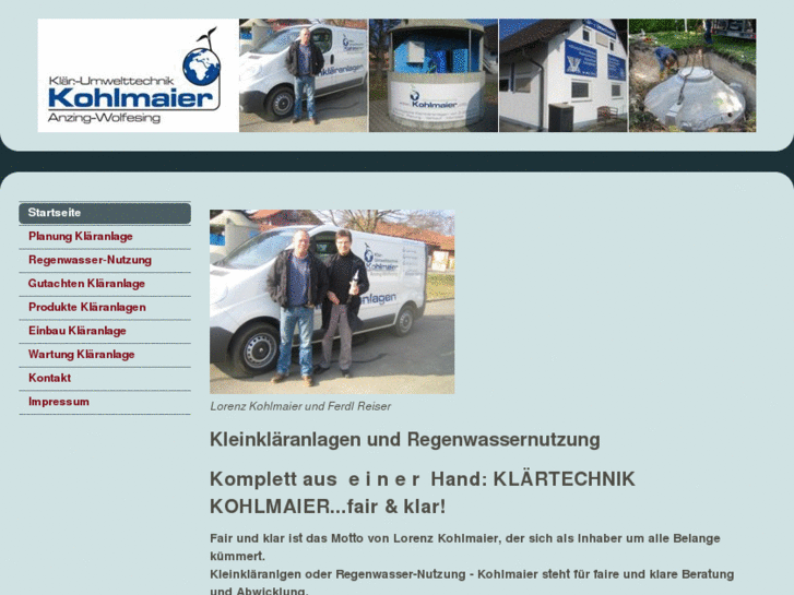 www.kleinklaeranlagen-kohlmaier.com