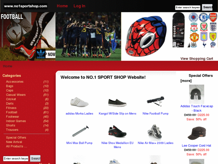 www.no1sportshop.com