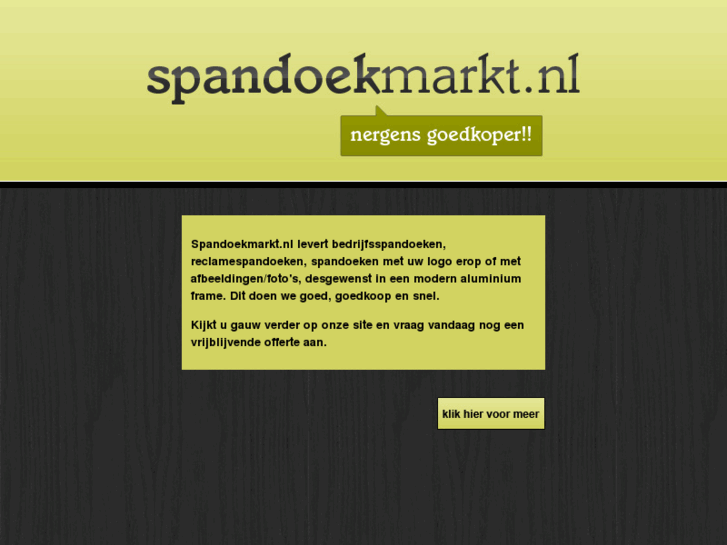 www.spandoekmarkt.nl