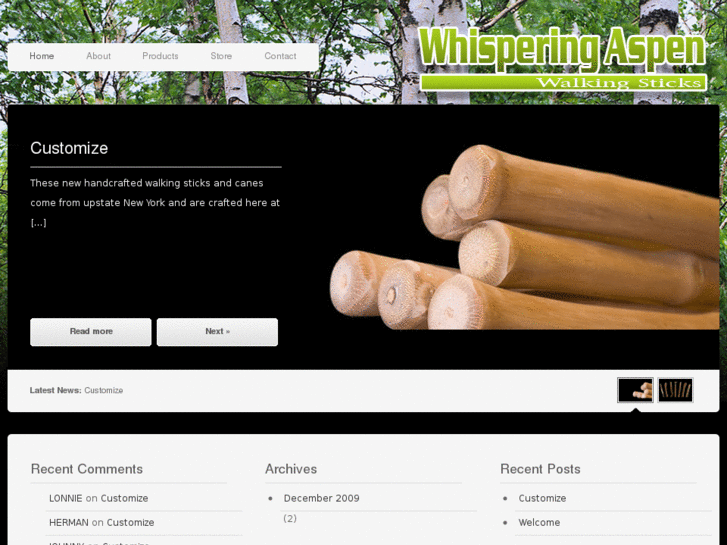 www.whispering-aspen-walking-sticks.com