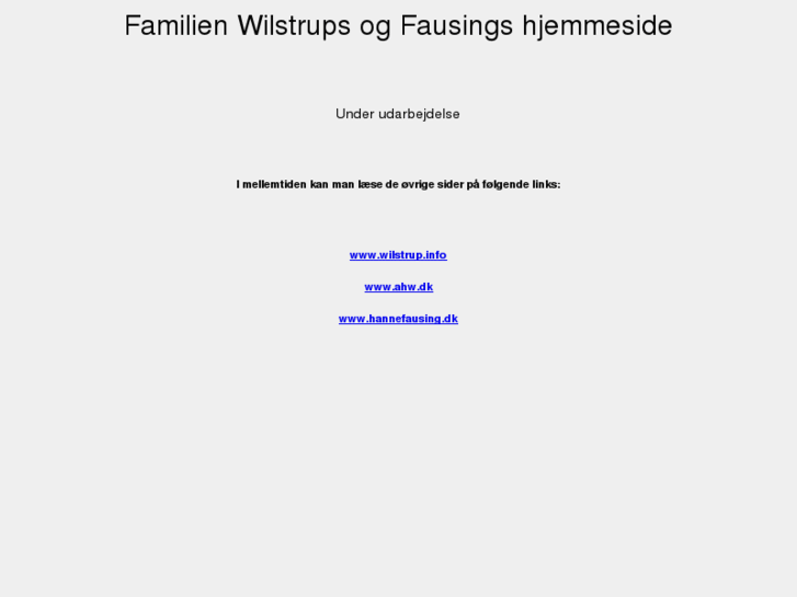 www.wilstrup.org