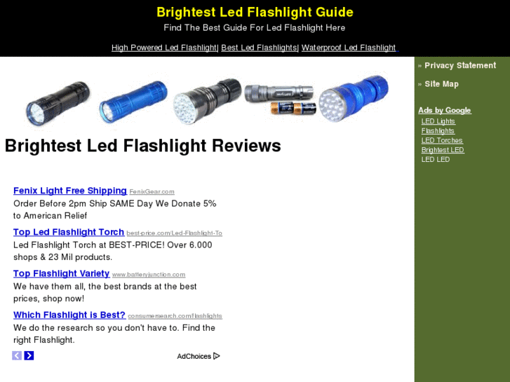 www.brightestledflashlight.org