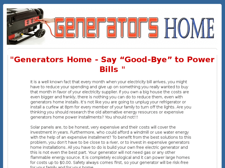 www.generatorshome.org