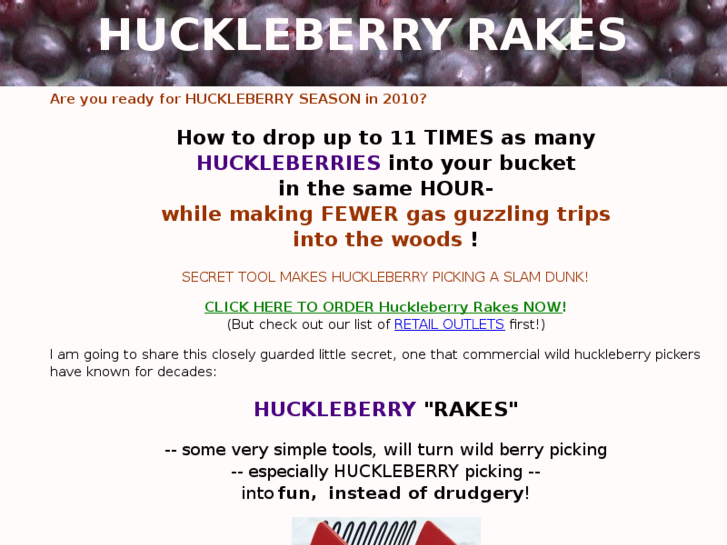 www.huckleberryrakes.com