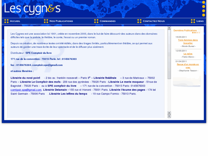 www.lescygnes.fr