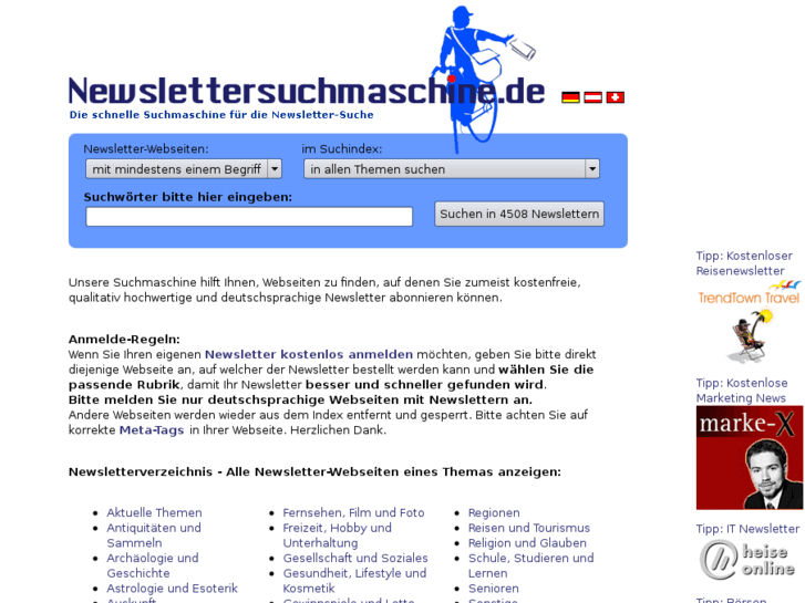 www.newslettersuchmaschine.de