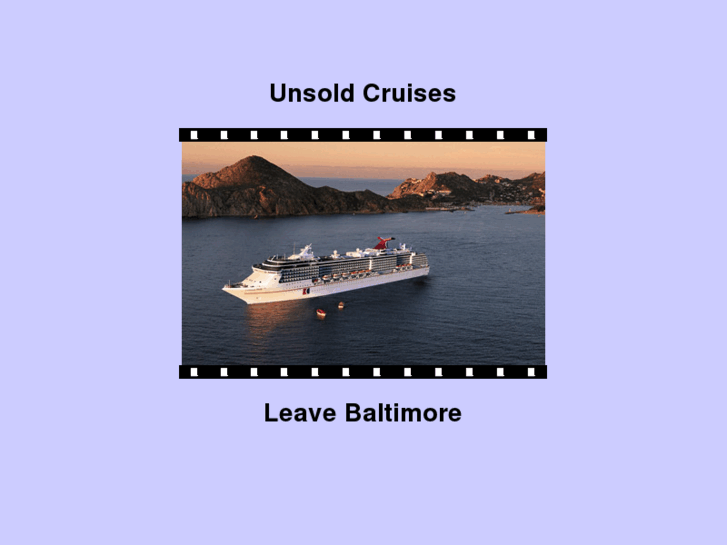 www.unsoldcruises.com