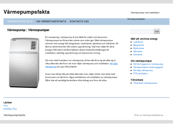 www.varmepumpsfakta.se