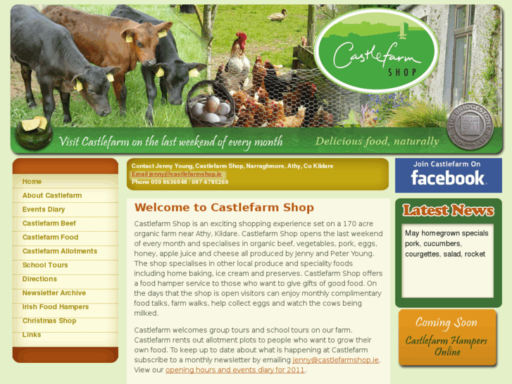 www.castlefarmshop.ie