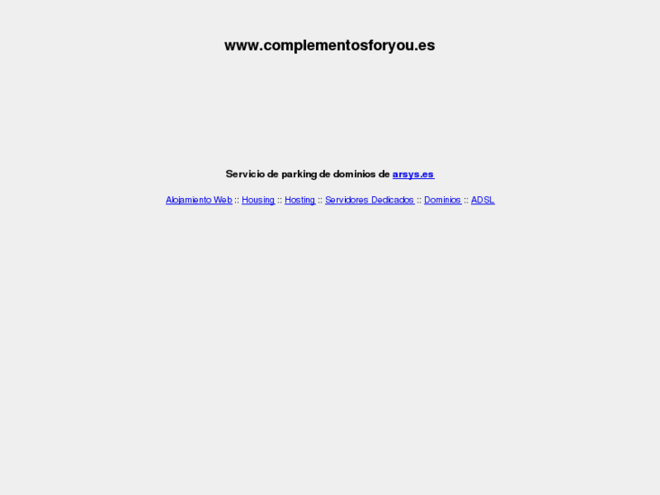 www.complementosforyou.es