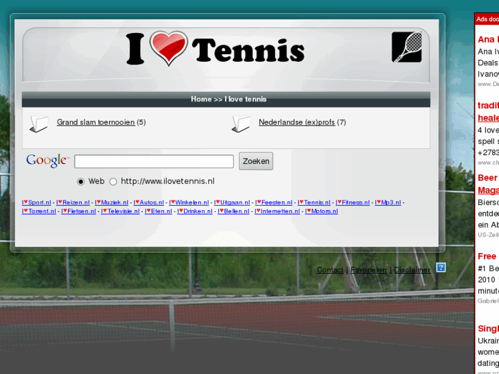 www.ilovetennis.nl