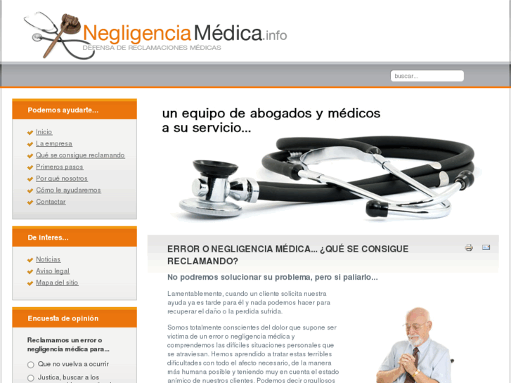 www.negligenciamedica.info