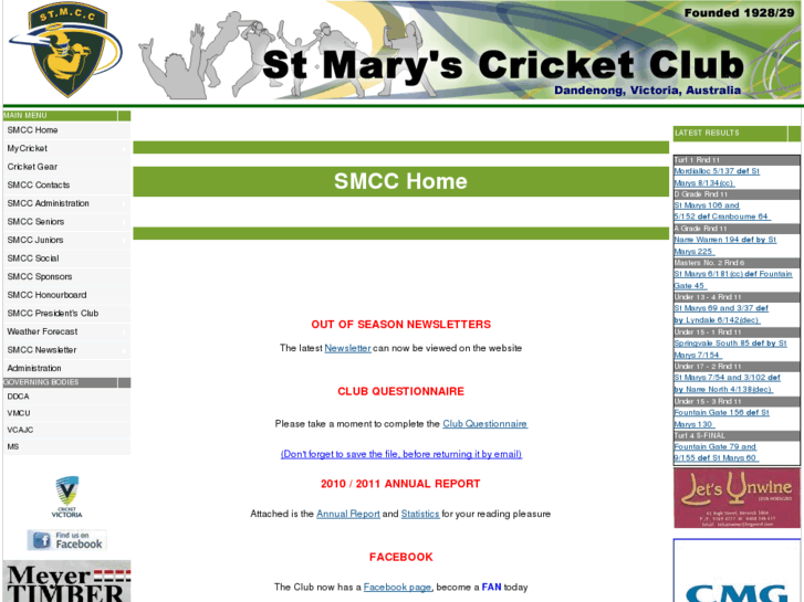 www.stmaryscricket.com