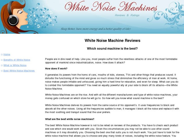 www.whitenoisemachinereviews.com