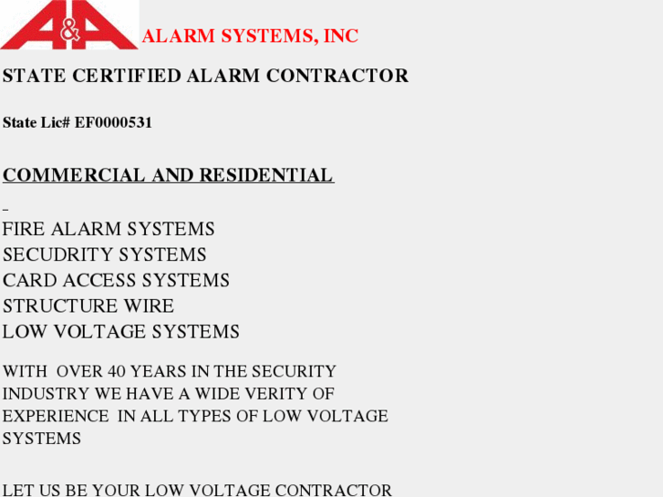 www.aaalarmsystems.com