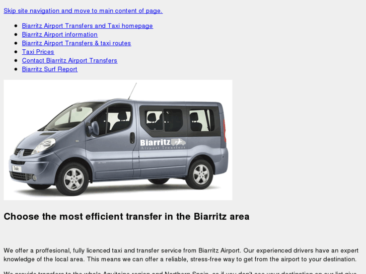 www.biarritzairporttransfers.com