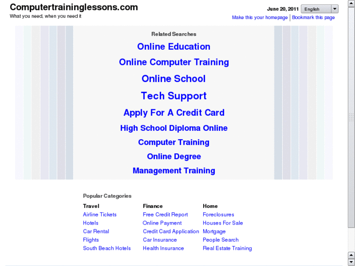 www.computertraininglessons.com