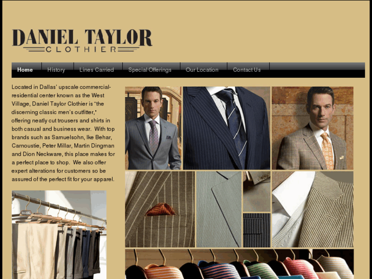 www.danieltaylorclothier.com