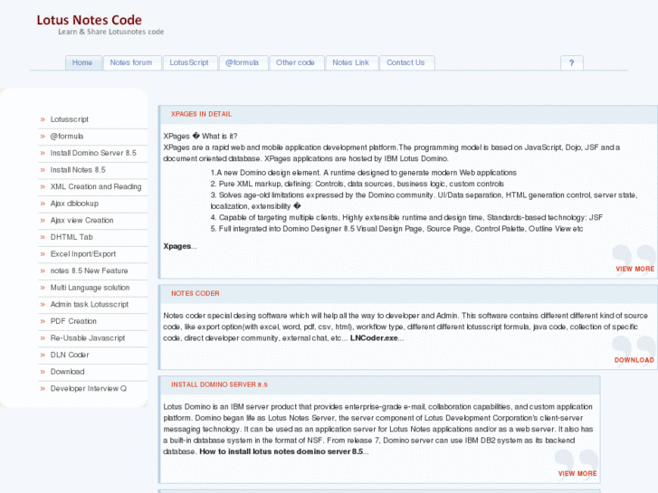 www.lotusnotescode.com