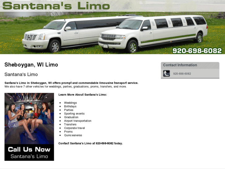 www.santanaslimoservicemanitowoc.com