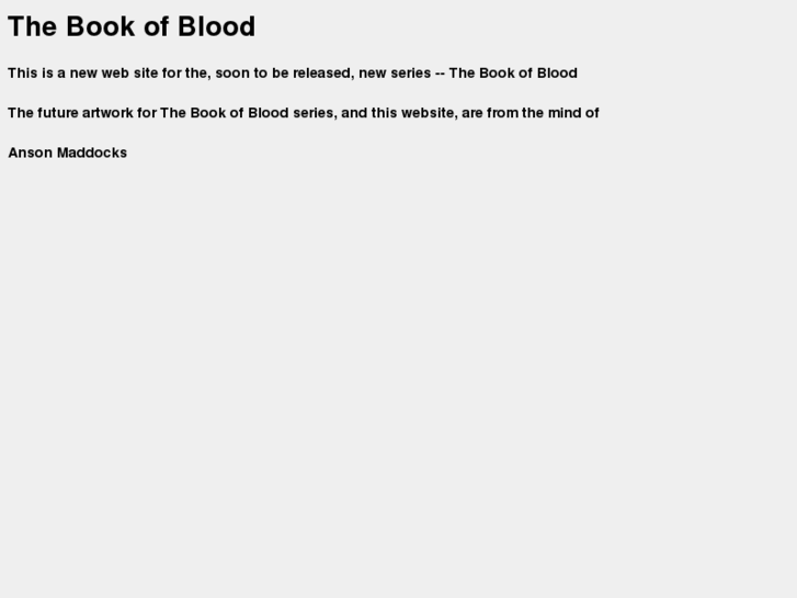 www.thebookofblood.com