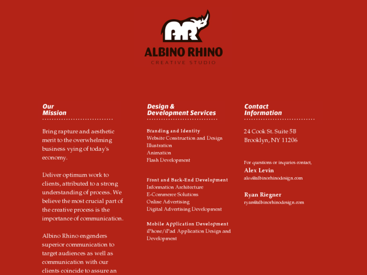 www.albinorhinodesign.com