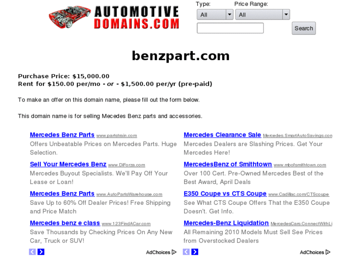 www.benzpart.com