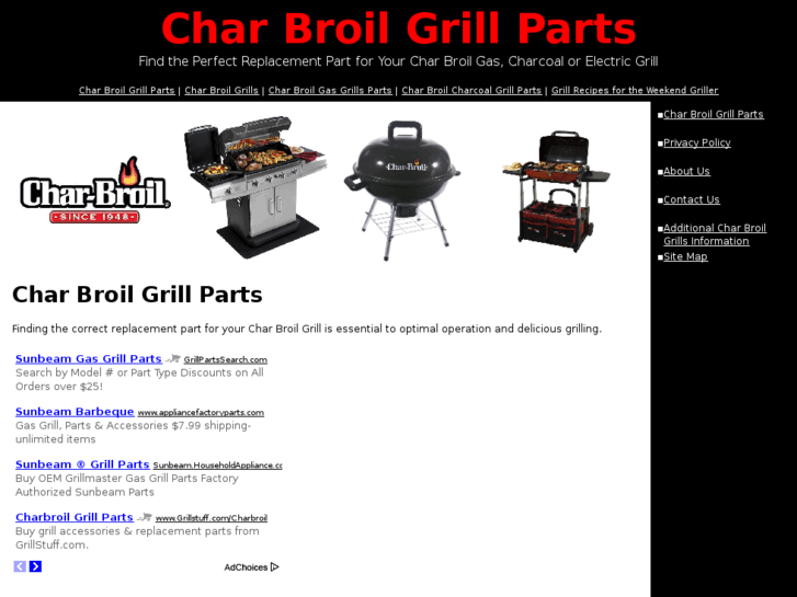 www.charbroilgrillpartsguide.com